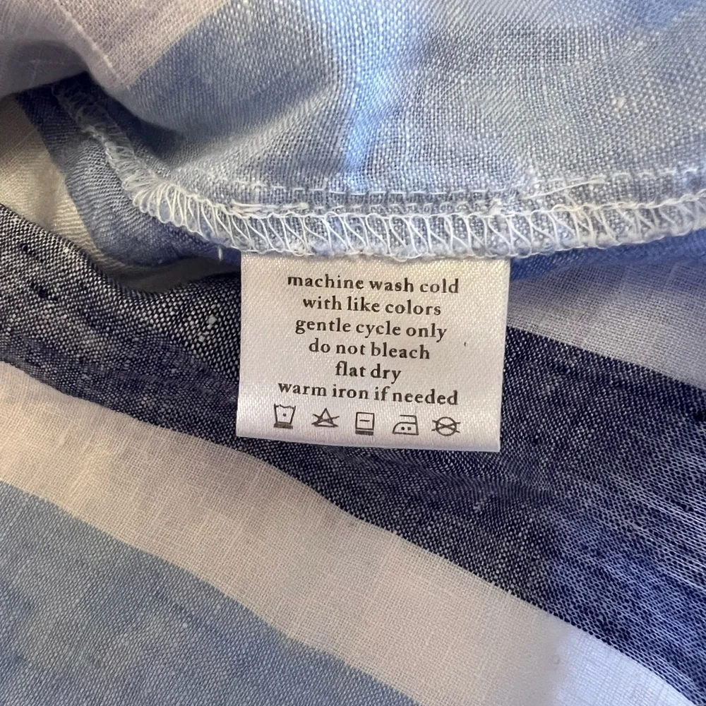 Island Company 100% Linen Button-Down Shirt – Size L - Picture 7 of 8